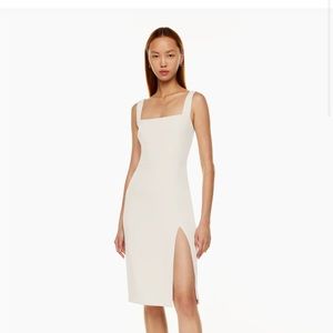 Aritzia Babaton '90s SLIT MIDI DRESS.